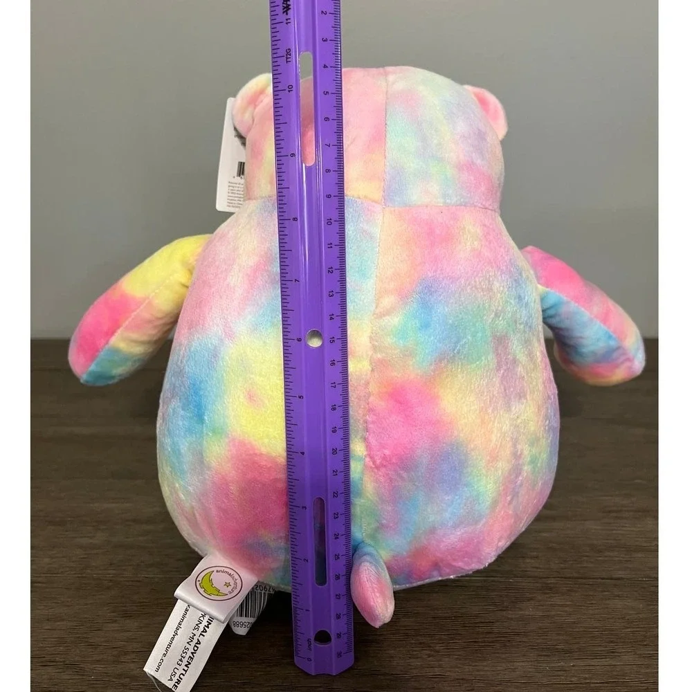 Animal Adventure Bellydoodles Tie Dye Teddy‎ Bear Plush